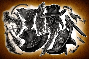 plague doctor bloodborne hunter tattoo idea