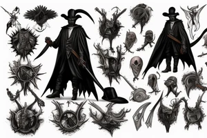 plague doctor bloodborne hunter tattoo idea