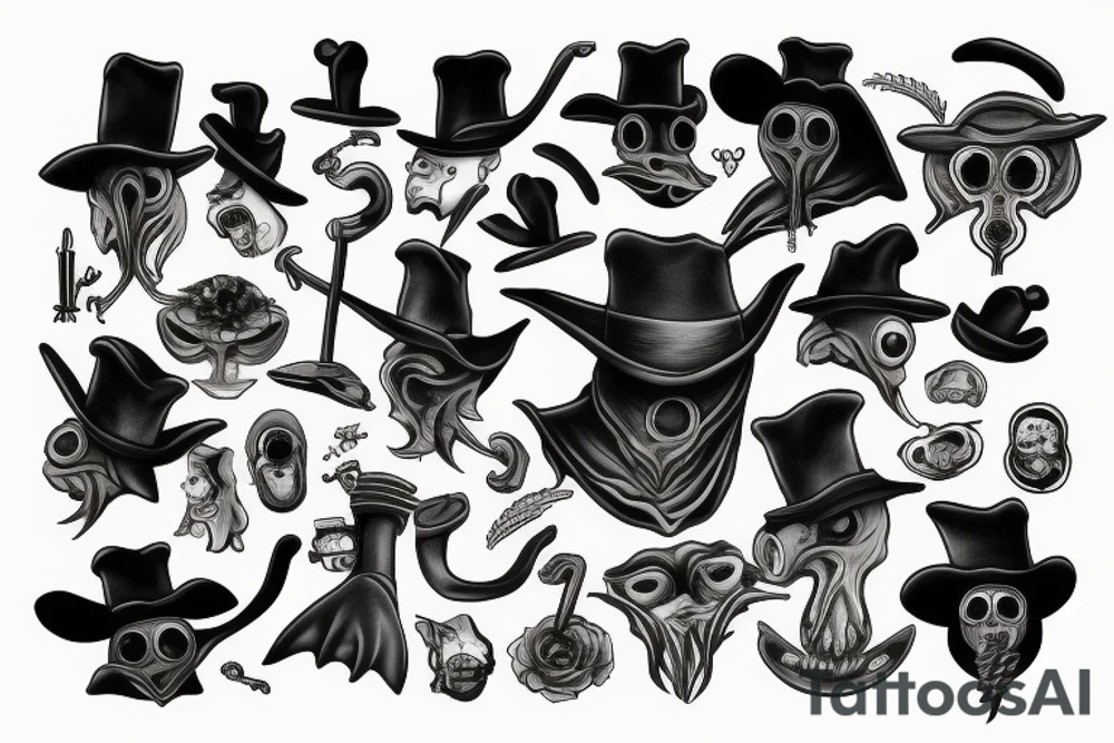 plague doctor tattoo idea