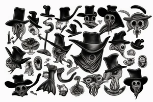 plague doctor tattoo idea