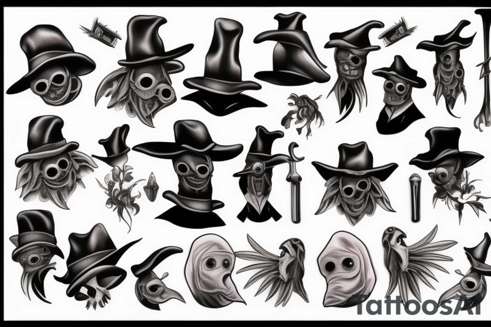plague doctor tattoo idea