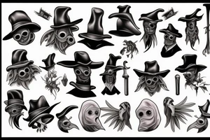 plague doctor tattoo idea