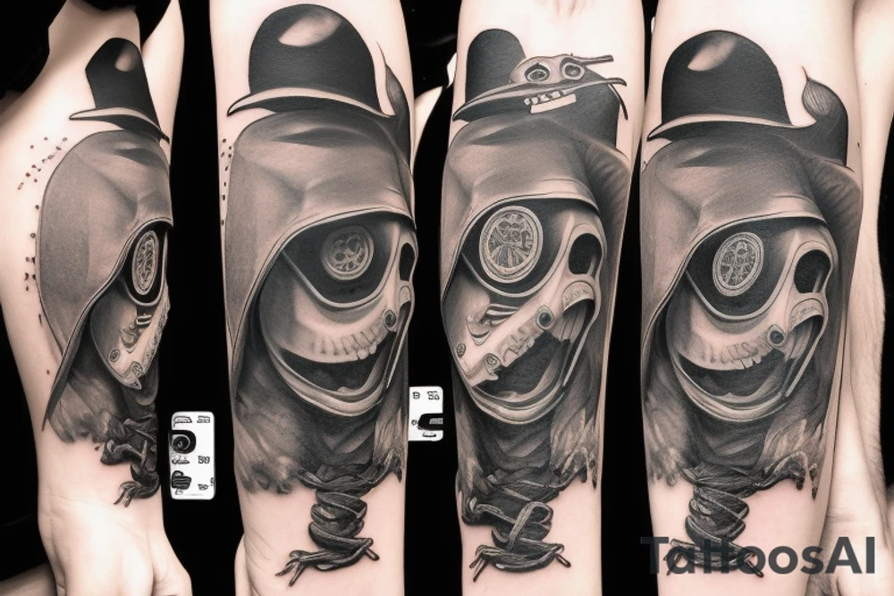 plague doctor tattoo idea