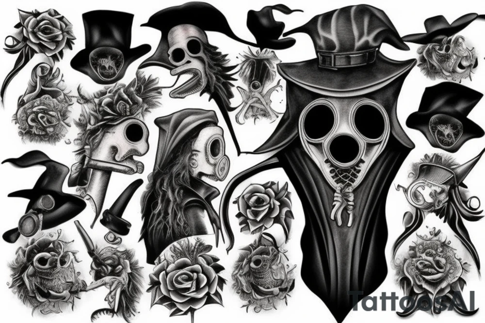 plague doctor bloodeborne tattoo idea
