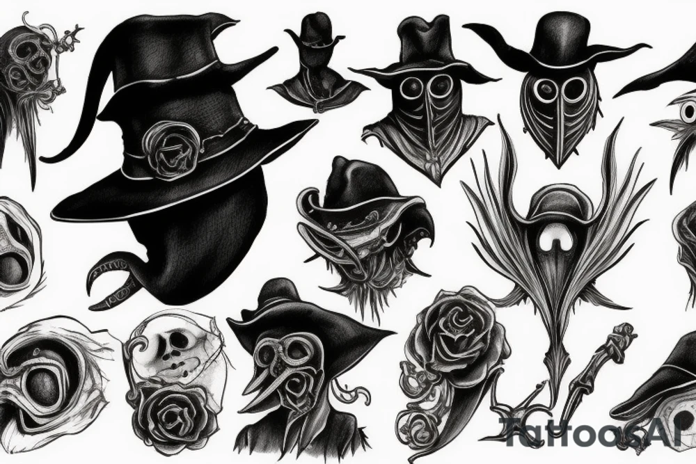 plague doctor bloodborne tattoo idea