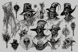plague doctor bloodborne tattoo idea