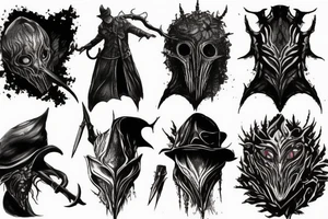 bloodborne hunter tattoo idea