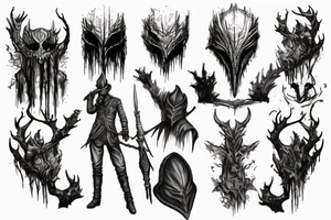 bloodborne hunter tattoo idea