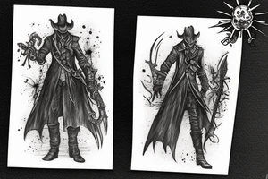 bloodborne hunter tattoo idea