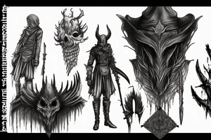 bloodborne hunter tattoo idea