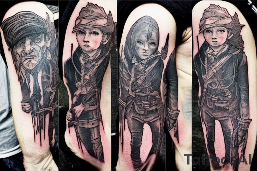 bloodborne hunter tattoo idea