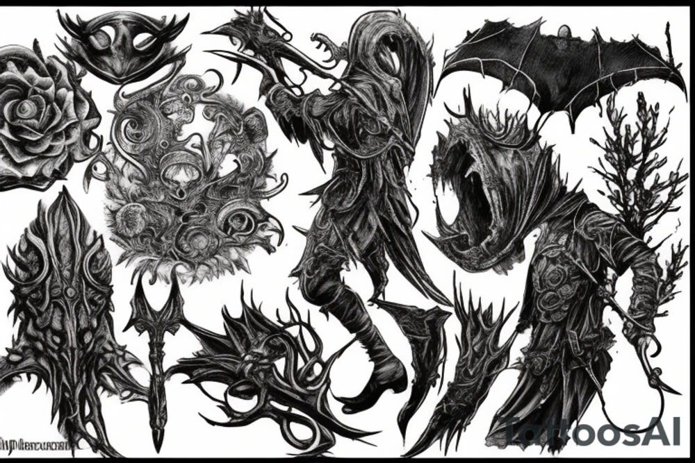 bloodborne hunter tattoo idea
