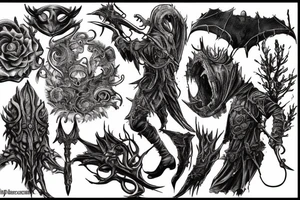 bloodborne hunter tattoo idea