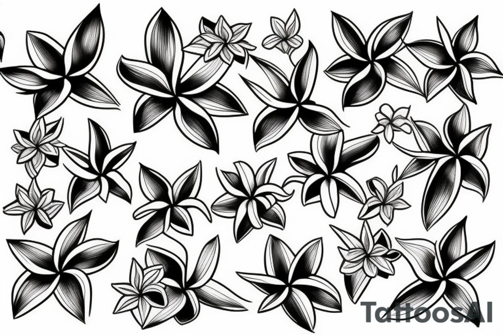 plumeria tattoo idea
