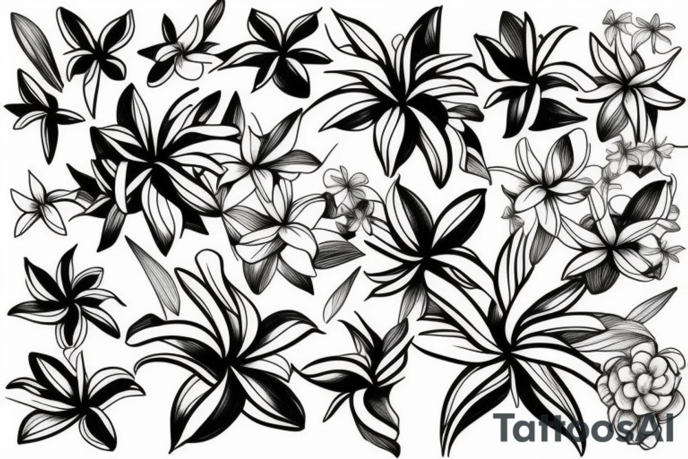 plumeria tattoo idea