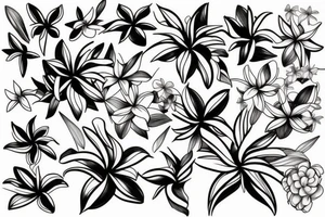 plumeria tattoo idea