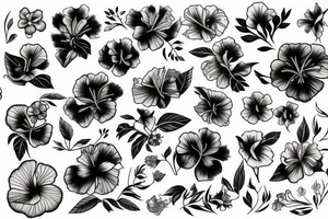 hibiscus tattoo idea