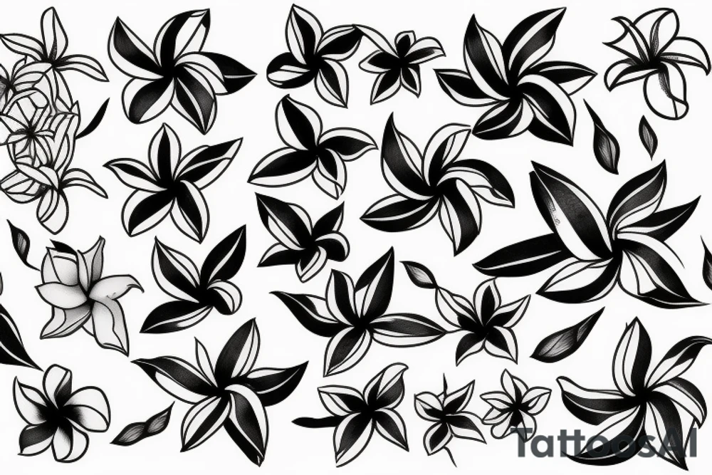 plumeria tattoo idea