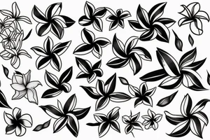 plumeria tattoo idea