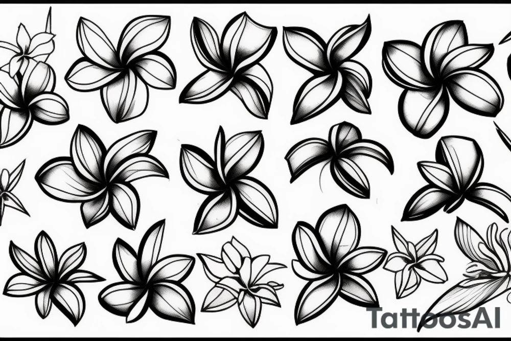 plumeria tattoo idea
