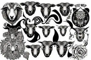 sheep in wolves
 clothing tattoo idea