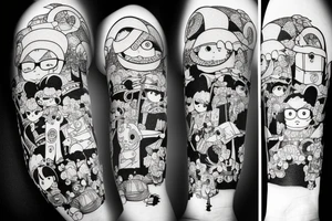 Characters from movies Hayao miyazaki tattoo idea