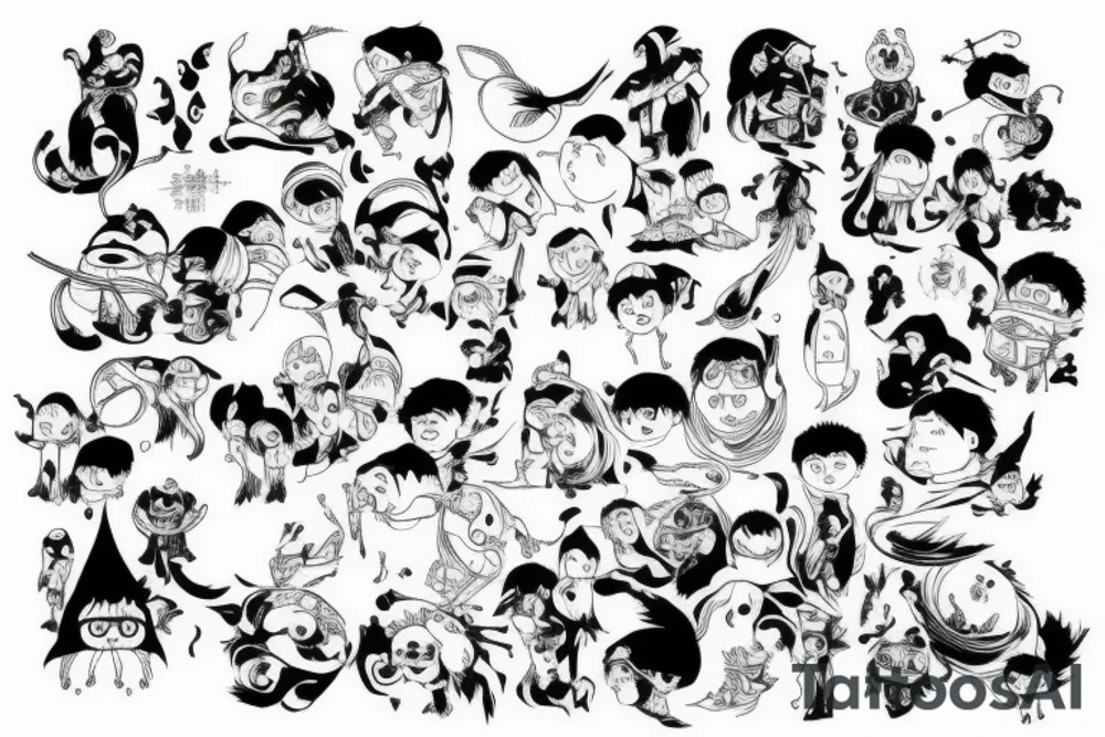 Hayao Miyazaki world tattoo idea