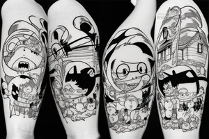 Hayao Miyazaki world tattoo idea