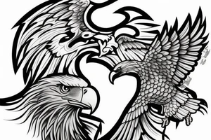 . It should represent leadership, uniqueness, and boldness. Should also include an eagle tattoo idea