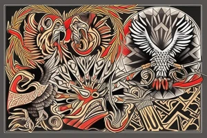 It should represent leadership, uniqueness, and boldness. Should also include an eagle tattoo idea
