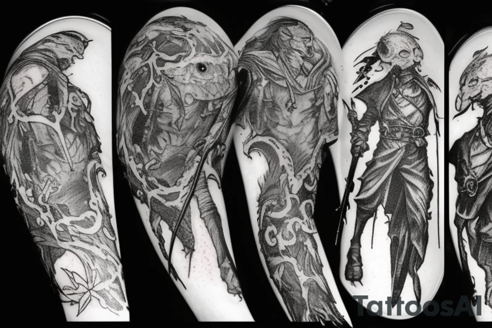 bloodborne hunter tattoo idea