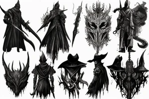 bloodborne hunter tattoo idea