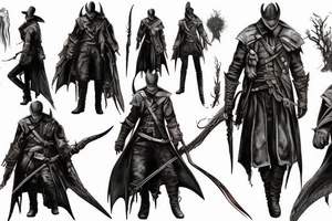 bloodborne hunter tattoo idea