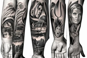 I want a tattoo from the twister movie that also relates to the wizard of oz tattoo idea