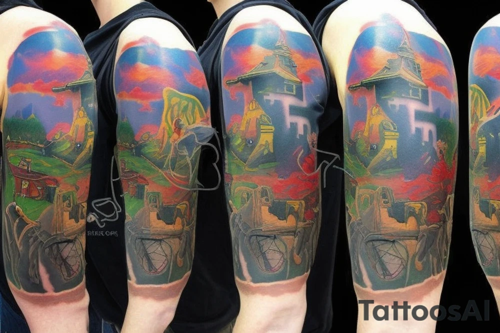 I want a tattoo from the twister movie that also relates to the wizard of oz tattoo idea