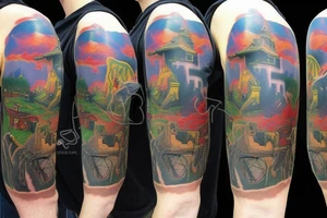 I want a tattoo from the twister movie that also relates to the wizard of oz tattoo idea