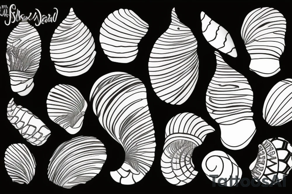 A shell tattoo idea