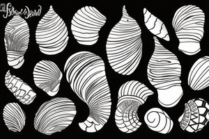 A shell tattoo idea