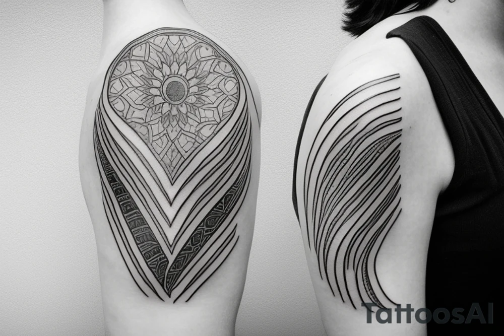 a fine line tattoo representing the balance tattoo idea a fine line tattoo representing the balance tattoo idea