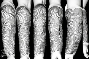 fine line tattoo idea