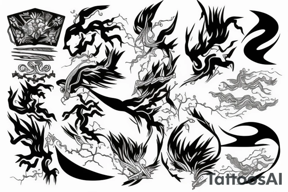 lightning tattoo idea