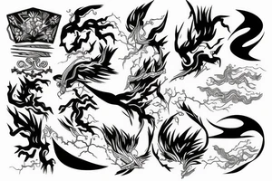 lightning tattoo idea