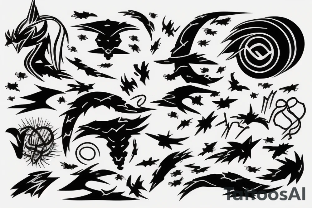 lightning tattoo idea