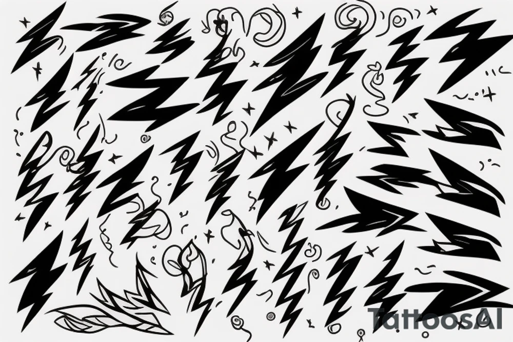 lightning tattoo idea