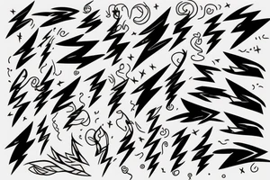 lightning tattoo idea