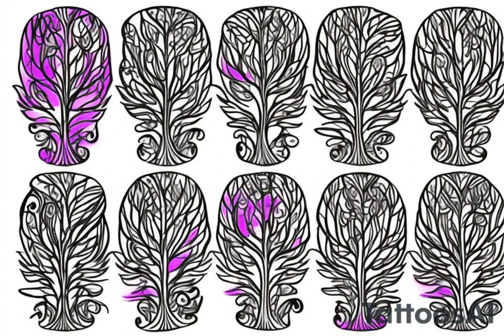 sakura tree tattoo idea