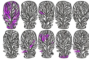 sakura tree tattoo idea