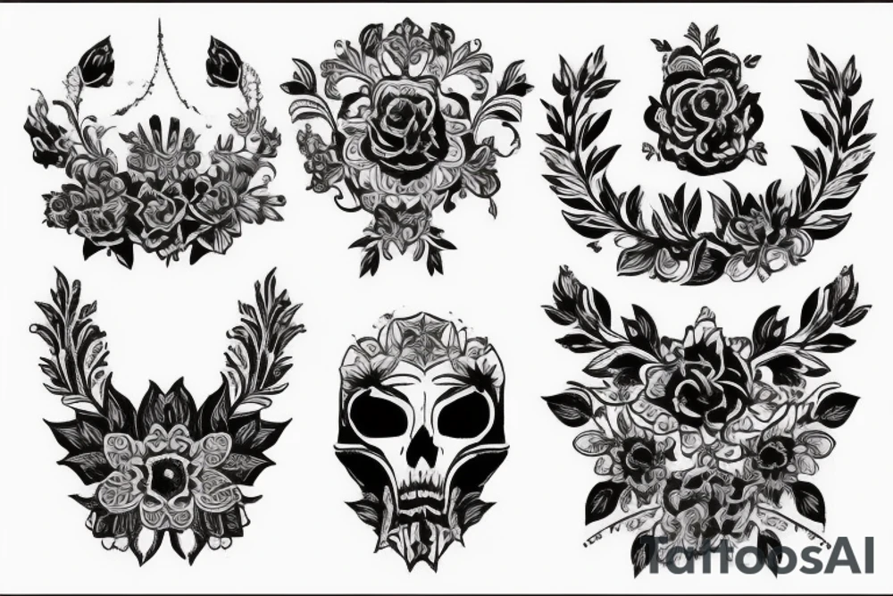 Жар птица с павлиньми и огненными крыльями и хвостом tattoo idea