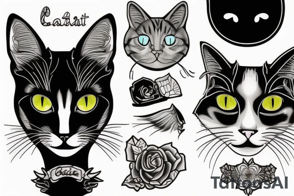 cat-astranaut tattoo idea