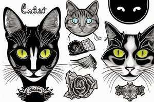 cat-astranaut tattoo idea